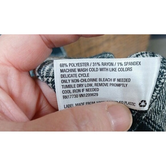 Knox Rose 3x Plaid Dress Midi Green White Button Up Cottage Core Prairie Pockets - Picture 8 of 8